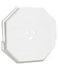 Outdoor Light Siding Mount Kit White Octagon Block For Vinyl Siding 6.57 Inch Light Mounting Block Easy Install Weatherproof Siding Block Compatible With T111 And HardiePlank For 4 To 10 Inch Siding Heights, white octagon vinyl mount block