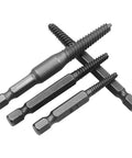 Cool Bolt Extractor Set That Nails Stripped Screw Removal For Wood Or Metal Fast And Tough Tools Perfect For Automotive Garage Work Home Projects Or Industrial Jobs You Gonna Love How Well This Shank Flute Kit Unwinds Stuck Bolts And Save Your Day. 4-piece steel bolt extractor set with hex shanks for stripped screw removal