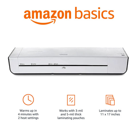 Legit 9 Inch Thermal Laminator Machine With Dual Heat Settings For Letter Legal Papers Fast Dry 3 Mil 5 Mil Pouches Bare Minimum Hassle Top Tier Gear For Home Office Projects And Secure Paper Preservation White Finish