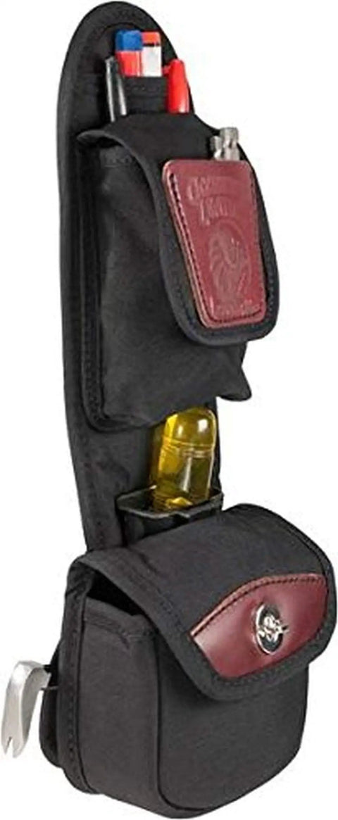 Stronghold Clip On Insta Vest Package With Padded Phone Holster 18 Pockets And Tool Holders black holder with tools visible