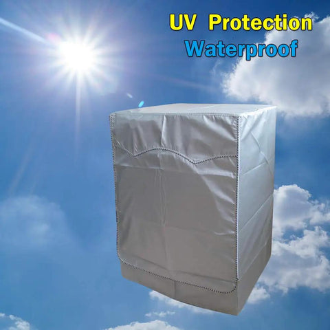 Front Loading Washer And Dryer Cover 27W X 33D X 39H Inches, Waterproof And Sunproof Nylon Fabric under sunlight sky