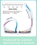 Over Eyeglasses Safety Glasses For Women Who Wear Specs With Anti Fog Lenses ANSI Z87.1 Certified Lightweight TR90 Wraparound Frame Flexible