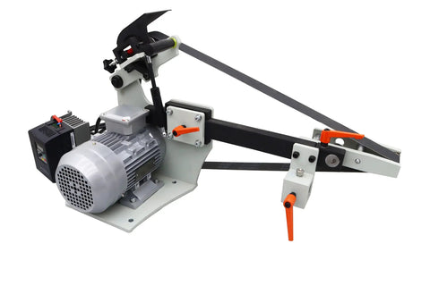 Heavy Duty 2X72 Bench Belt Grinder With Variable Speed Knobs And Rock Solid Welded Steel Frame for precision grinding.