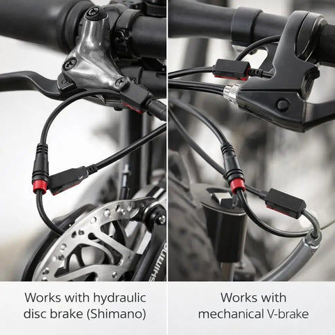 Electric Scooter Brake Sensor Cable For Controller And Cutoff Switch Durable Flexible Brake Sensor Wire Wide Voltage Range 12V To 72V Easy Install No Fuss High Compatibility For Electric Scooter Brakes