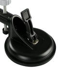 LOZLIN 2-piece countertop alignment clamps with black suction-base and adjustable lever for stone slabs (close-up)