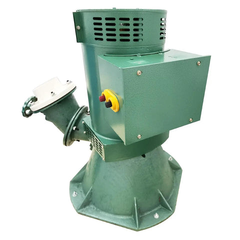 Side view of Rugged 10KW Hydroelectric Generator 220V 60Hz Single Phase Water Powered Turbine With Automatic Voltage Regulation