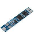 Heavy Duty Ten Pack Two Series BMS Lithium Battery Protection Board For 18650 Cells, blue PCB with components, designed for battery management.