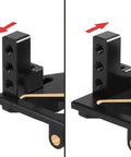Brass Servo Mount Upgrade For Redcat Ascent-18 1/18 RC Crawler Series Including Apex And Scout II shown in bolt-on detail