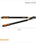 Go-To 28-Inch Power-Lever Bypass Lopper For Tree Trimming, Cuts Branches Up To 1.75 Inches with precision-ground steel blade