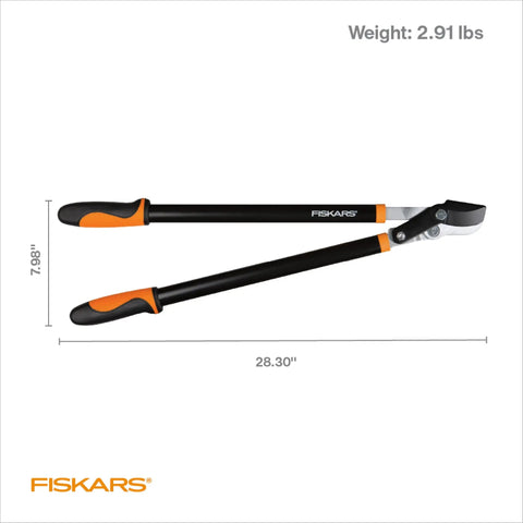 Go-To 28-Inch Power-Lever Bypass Lopper For Tree Trimming, Cuts Branches Up To 1.75 Inches with precision-ground steel blade