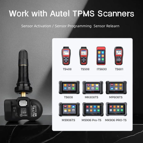2in1 MX Sensor Dual Frequency Tire Pressure Sensor 315MHz 433MHz For TPMS Replacement With Original ID Cloning Easy Direct Swap No Relearn Snap In Works With MaxiTPMS Tools for Autel scanner use