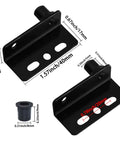 Heavy Duty Concealed Door Pivot Hinges With Bushing For Wood Doors And Cabinets Built To Last, dimensions shown