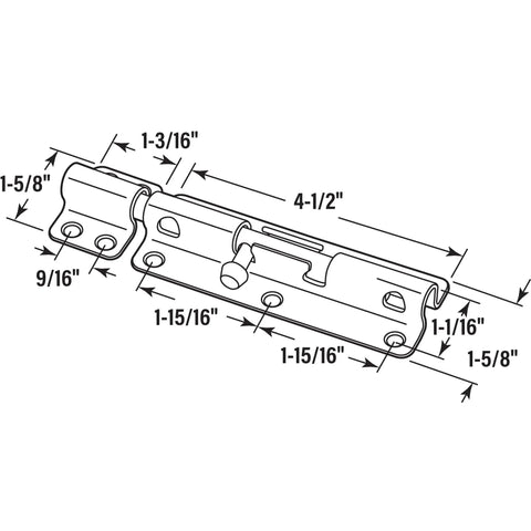 Heavy Duty Five Inch Slide Barrel Bolt Latch Built Like A Tank For Quick Install And All Weather Matte Black Finish To Secure Yard Gates Sheds And Home Privacy Doors