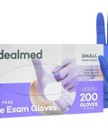 Premium Nitrile Exam Gloves Small Pack 200 Count Ambidextrous Beaded Cuffs Latex Free Powder Free Disposable Medical Use