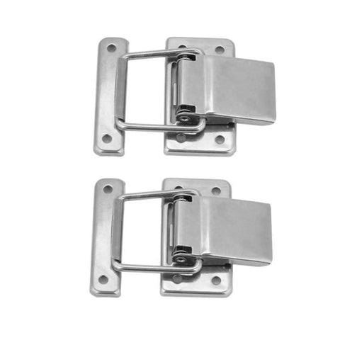 Stainless Steel Key Hasp Lock 2 Pack Spring Loaded Toggle Latch For Cabinets, Boxes, Wood Boxes, And Furniture Hardware Anti Corrosion
