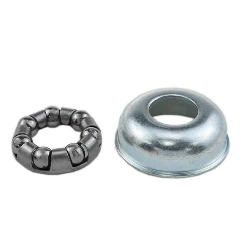 Rear Hub Cups and Bearing Retainer Set for Mountain Bikes, 4 Pack, Carbon Steel, Rust Resistant, Smooth Rolling Wheel Bearings
