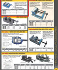 Beefy Drill Press Vise 6 Inch Jaw Opening 6 Inch Wide Cast Iron Body With Parallel Guide Replaceable Steel Jaws shown in catalog