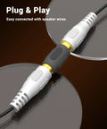Straight Fire Gold Plated Rca Female To Female Coupler Extender for audio links, connector showcasing gold plating, 0.43 inch by 1.24 inch.