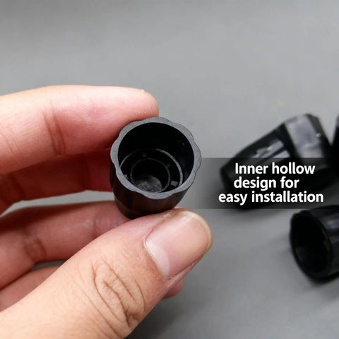 12 Pack Bike Hub Axle Dust Covers 15mm Inner Diameter Fits 15mm Outer Diameter Axle Nuts Ideal For eBikes Electric Scooters And Bike Conversion Kits Protect Wheel Motors Screws And Bolts
