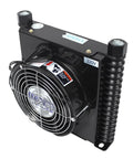 Heavy Duty Hydraulic Radiator Oil Cooler With Air Cooling Plate And Pin Heat Exchanger For Industrial Systems, 1.35kW Cooling Capacity