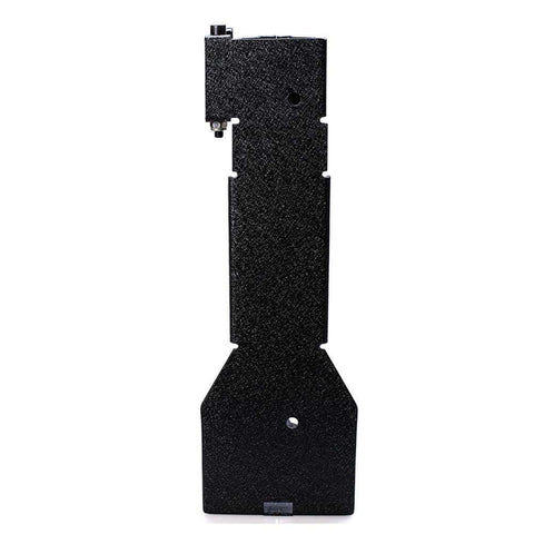 Rear High Lift Jack Mount Carrier For 2007 2017 Jeep Wrangler JK Off Road Easy Bolt On Jack Holder front view in black material