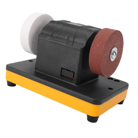 Heavy Duty Mini Bench Grinder With 3 Inch Grinding Wheel, Portable Cordless Angle Tool For Polishing And Sharpening, dual grinding wheels.