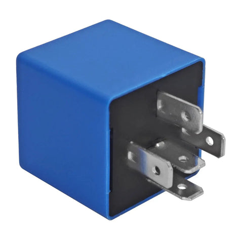 5-Pin Flasher Relay Replacement For Turn Signals And Hazard Warnings Models With 5C3T-13350-AA Or F65B-13350-AA, side view.