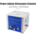 Hualuck 10L Ultrasonic Cleaner Machine With Heater And Degas Function Digital Timer Touch Control for lab and jewelry cleaning.