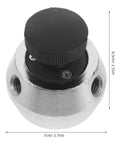 Replacement Lathe Machine Handle Base M12x3 Thread Hole With Durable Plastic And Metal Build For Drilling And Workshop Use Fits Z5122 Z516 Z4116 Z516A Bench Drills For Enduring Performance, 7cm x 6.5cm