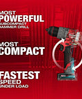 M12 Fuel Cordless Hammer Drill Kit Delivering Knockout Torque And Slick Grip Handling Crushes Through Concrete And Lumber Like Badass Power Perfect For Pro Grind Days And Weekend Workshops Requiring Zero Hassle Maximum Reliability showing compact design and features