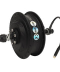 Rear Drive 48V 500W Brushless Gear Hub Motor For E Bike Conversion, Commuting And Off Road Upgrades, black with wiring