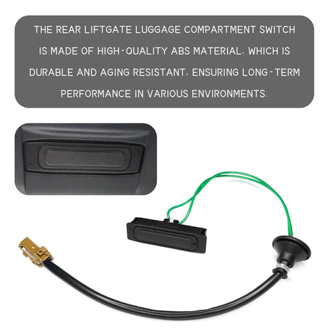 Hatch Button Trunk Latch for Subaru Crosstrek Impreza XV Crosstrek One Touch Opening Rear Liftgate Switch Replacement 63270 FJ000