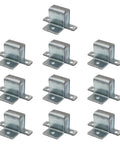 10x Heavy Duty Sofa Spring Clips With Silent Rubber Buckles Stop Creaking Noise Perfect For Repairing Couches, Chairs, Beds, And Car Seats In Style Without Breaking The Bank Today. silver metal furniture spring clips, 10-pack