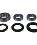 Wheel Bearing Seal Kit For Suzuki 25-1392 Replacement Set With Triple Lip Seals And Stainless Garter Springs ABEC 3 High Speed Bearings