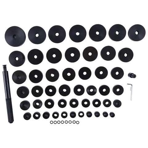 52 In 1 Universal Bushing Driver Tool Set With 50 Interchangeable Discs For Bearing Press Puller And Bearing Race Seal Installer Kit