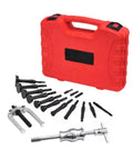 Hardened Steel Blind Inner Bearing Puller 16 Pc Kit Sliding Hammer Screw Adapters For Parts case with puller and adapters