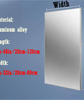 Self Adhesive Fridge Insulation Heat Shield Panel 48 By 40 Inches shown in aluminum alloy material with size dimensions.