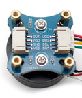 Tough As Nails Hollow Shaft Brushless DC Motor With AS5600 Magnetic Encoder Hall Sensor Outer Rotor Kit, top view, wiring terminals