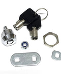 Same Key Tubular Cam Lock For Doors, Mailboxes, Cabinets, Drawers, And Amusement Machines, Swivel Tongue Lock, Easy Install, 1001XS