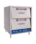 Bakers Pride P44 oven compatible with Premium 20 3/4 Inch Pizza Stone for rapid even heat and recovery, ideal for commercial use.