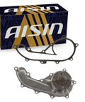 Heavy Duty Engine Cooling Water Pump Replaces Factory Gear For Toyota Tacoma 2.4L 2.7L L4 Models 1995 To 2023 with gasket shown.