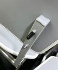 Round Rubber End Cap Set With 60 Black Vinyl Protective Sleeves used on metal chair hinge for protection