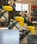 Dust Extraction Adapter For Table Saws 2.5 Inch Inner Diameter Dust Collector Connector Easy Slide On Installation on table saw