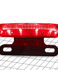 Slick E Bike Tail Light With Smart Brake Sensor For 36V To 48V Systems Ensures Your Night Rides Are Super Safe And Totally Lit For All The Commuters In Town red ABS rear light with mounting bracket