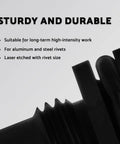 Close-up of Top Shelf Rivet Gun Retention Nose Pieces 5 Pack With Dead On Sizing, showing durable design and laser-etched sizes.