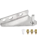 Stainless Steel Freezer Door Hinges Inner Column Left Shaft 0.28 Inch For Refrigerator Replacement With Screws Heavy Duty Kitchen Door Hardware