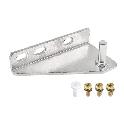 Stainless Steel Freezer Door Hinges Inner Column Left Shaft 0.28 Inch For Refrigerator Replacement With Screws Heavy Duty Kitchen Door Hardware