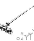 Get Straight Shots Without The Sweat With This Heavy Duty Circular Saw Guide Rail Boasting A 24 Inch Adjustable Rip Track Forged From Tough Stainless Steel And A Bold Imperial Scale Optimized For Quick DIY Builds And Buttery Smooth Cuts On Standard 7 1 4, featuring stainless steel components and accessories.