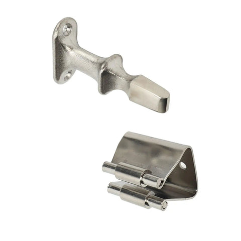 Heavy Duty Marine Door Catch Stopper Holder Made With Rust Proof Stainless Steel Seawater Resistant Secure Grip Stable Position For Boat Yacht RV Cabinet Doors And Hatches