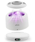 Ultrasonic Retainer Cleaner With UV Light And 45KHz Cleaning Pod, detachable design with illuminated cleaning chamber and controls.